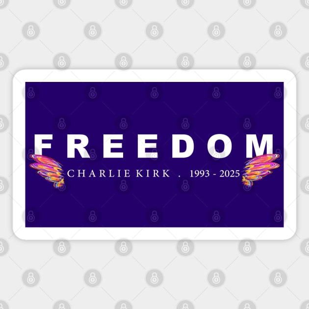 Freedom Wings in Color Magnet by Rocket Girl
